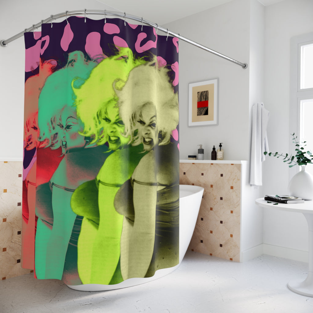 Shower Curtains - Pop Art Divine John Waters Superstar Icon Legend