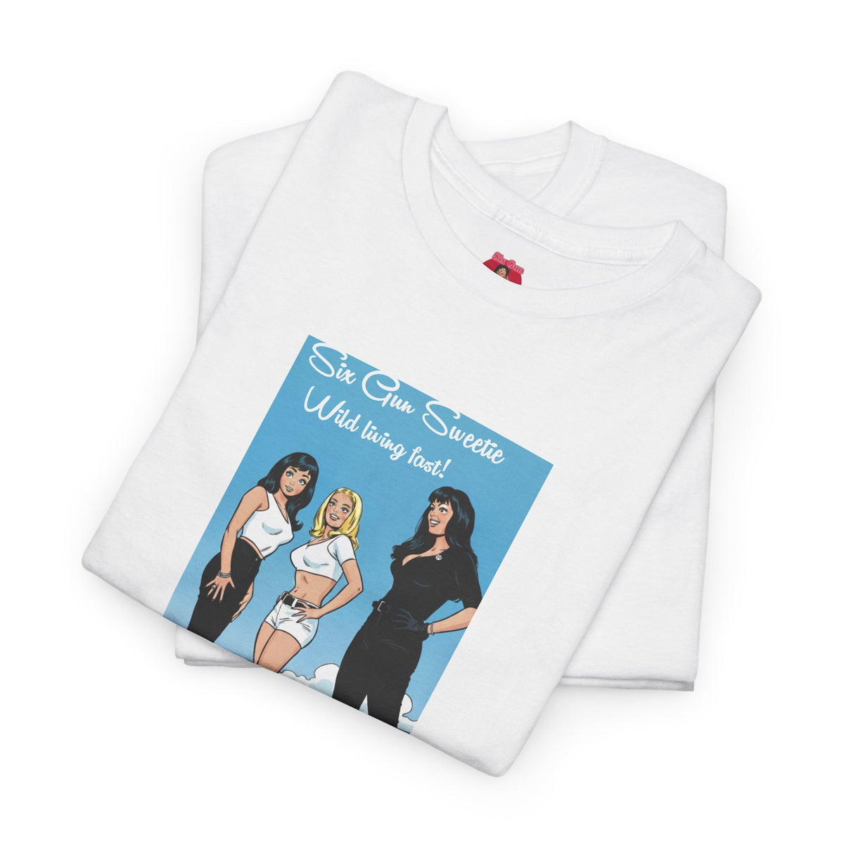 Wild Living Fast vintage pinup tee | Faster Pussycat Kill Kill inspired