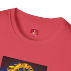 Ferris Wheel T-Shirt, Gothic Van Gogh Style Graphic Tee, Creepy Carnival Shirt, Unisex Softstyle Tee, Dark Art Clothing