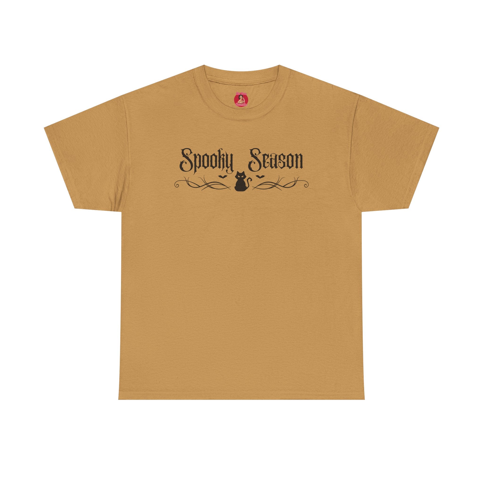 T-Shirt Spooky Season Black Kitty Tribal Unisex Tee