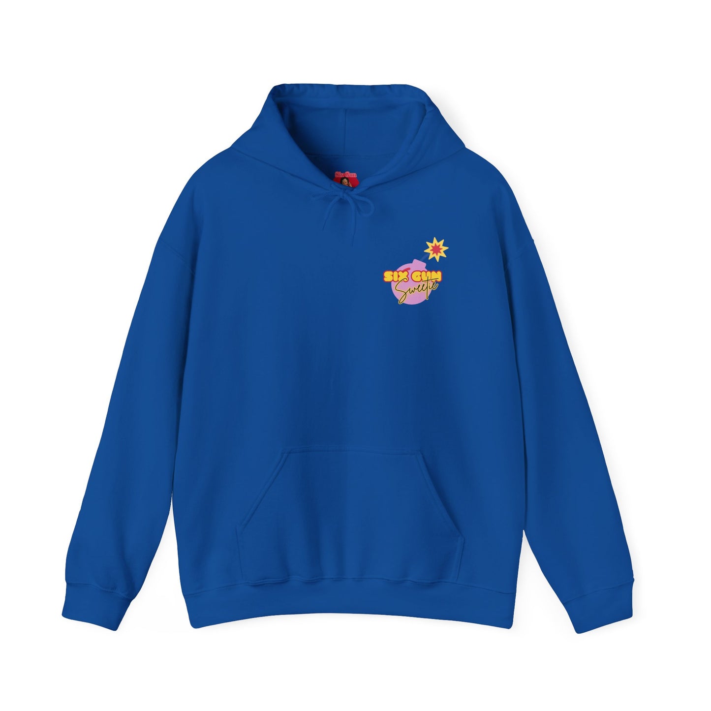 Hooded Sweatshirt featuring Thomas Jefferson Tyranny Quote and Six Guns Design, Streetwear Revolution