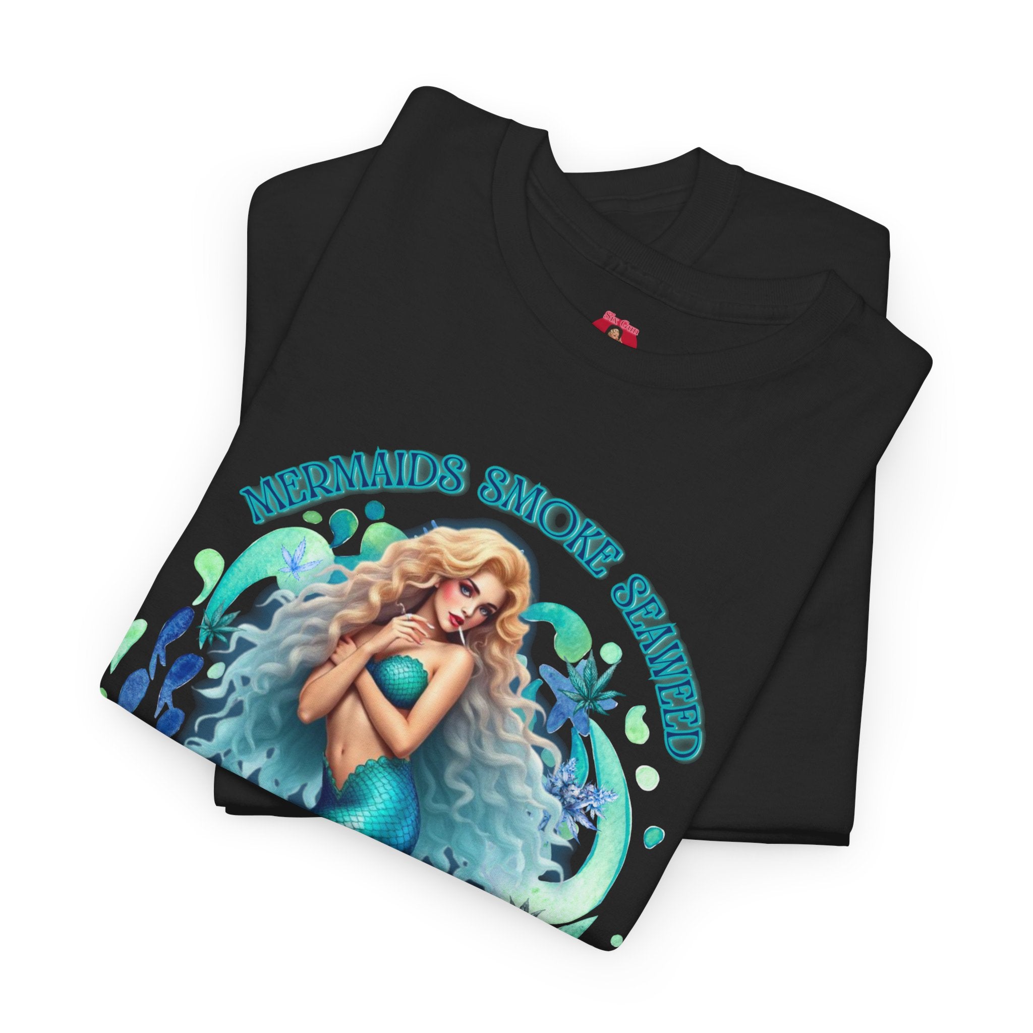 Mermaid Fantasy Unisex Tee - Seaweed Smoking 420