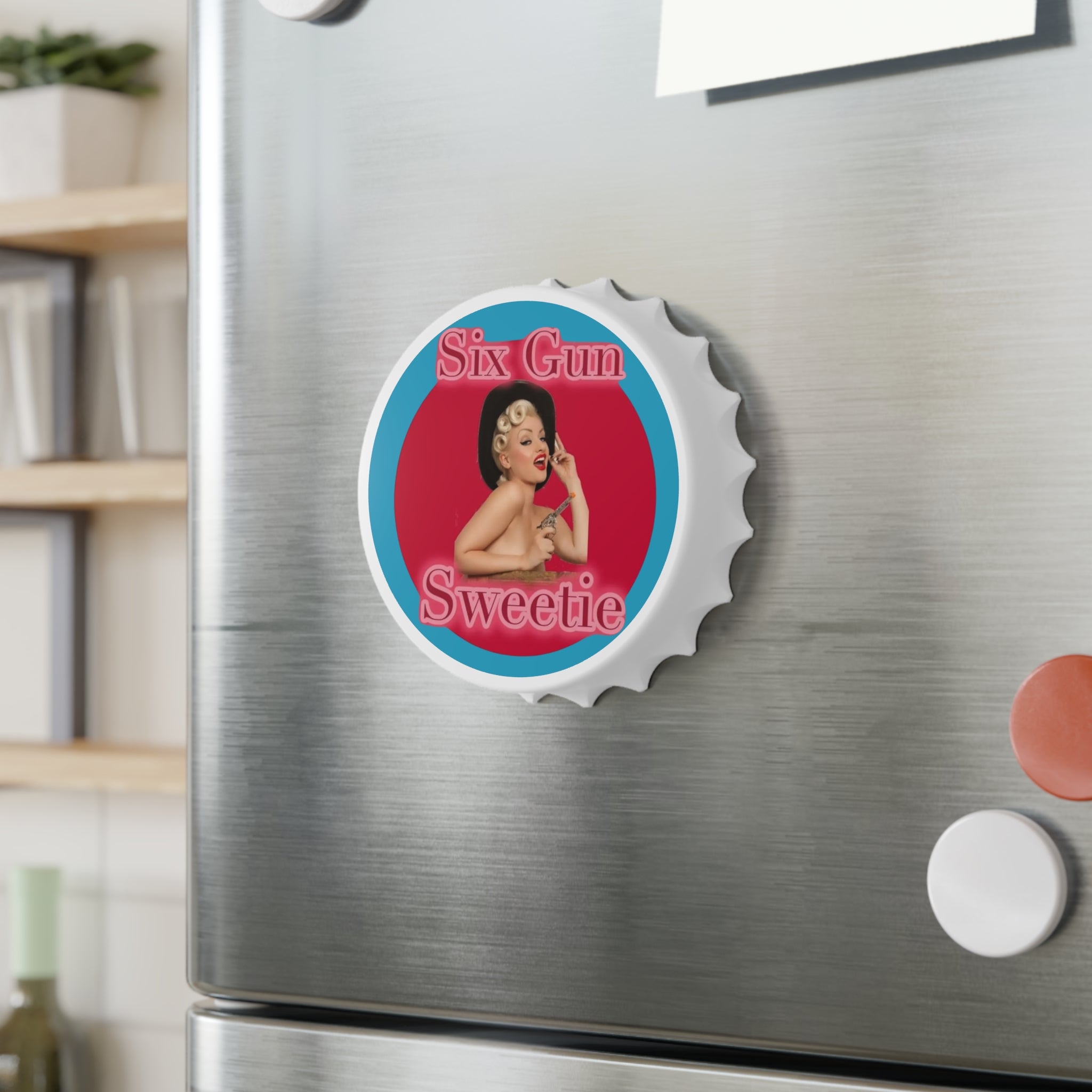 Vintage Style Bottle Opener | Retro Pin-Up Girl Design, Barware, Kitchen Decor, Gifts for Him, Housewarming, Fun Party Accessory