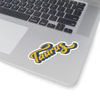 Taurus 70s Groovy Zodiac Sticker — Retro Star Sign Kiss-Cut