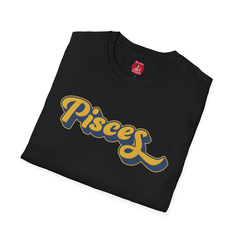 Pisces zodiac sign unisex crew neck T-shirt