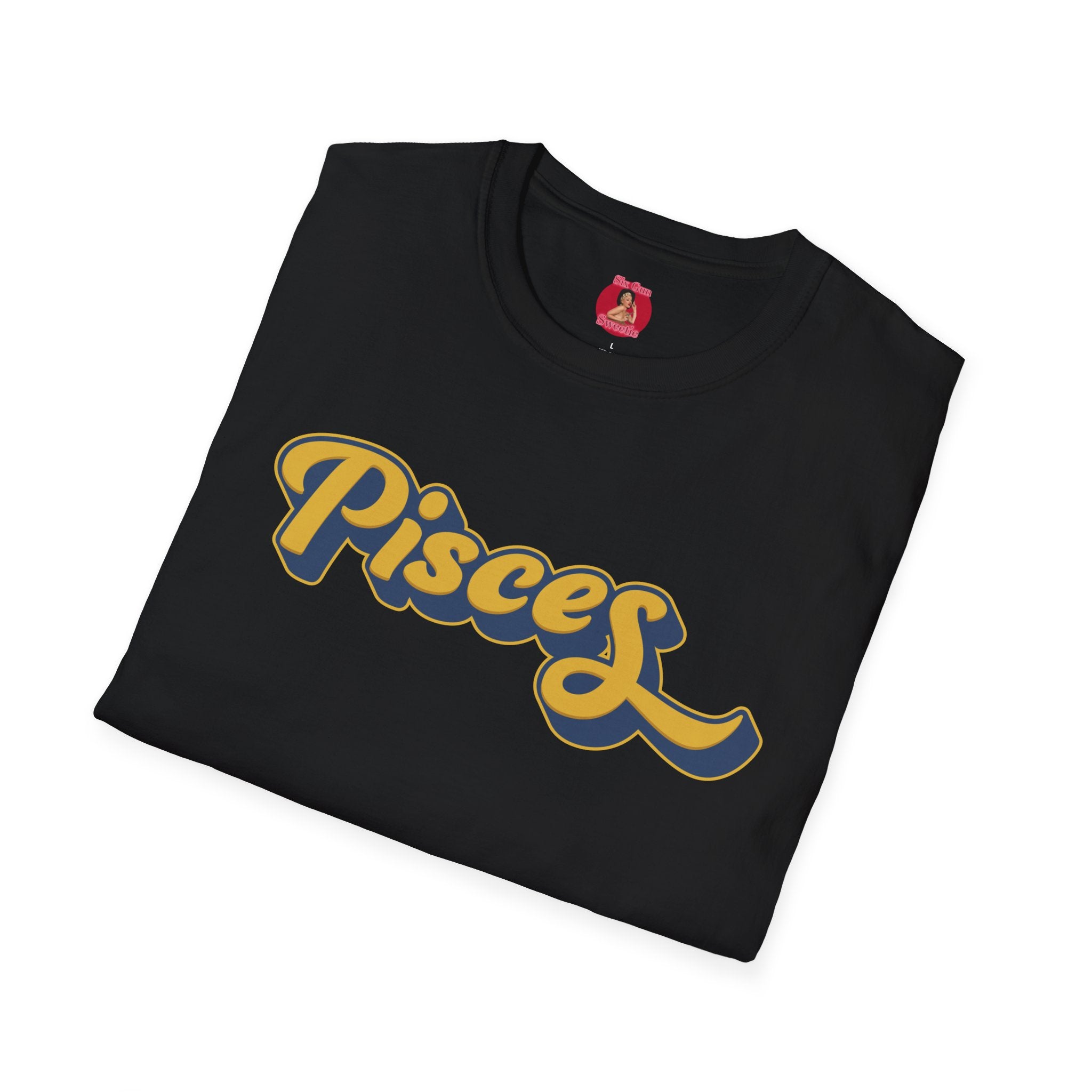 Pisces zodiac sign unisex crew neck T-shirt