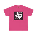 Texas Farm Road 666 Sign, Highway to Hell, Hail Satan Unisex T-shirt