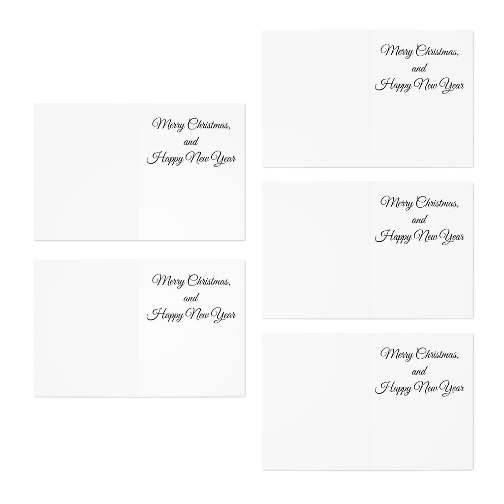 Whimsical Holiday Greeting Cards, Vintage-Inspired Cards for Christmas, Cheerful Seasonal Cards, Festive Note Cards for All Occasions