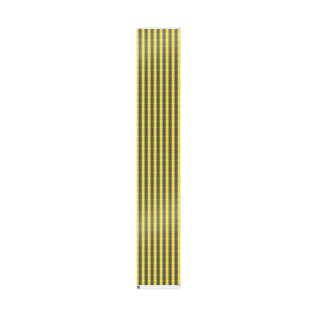 Wrapping Papers - Mid Century Modern Yellow and Black Striped Design