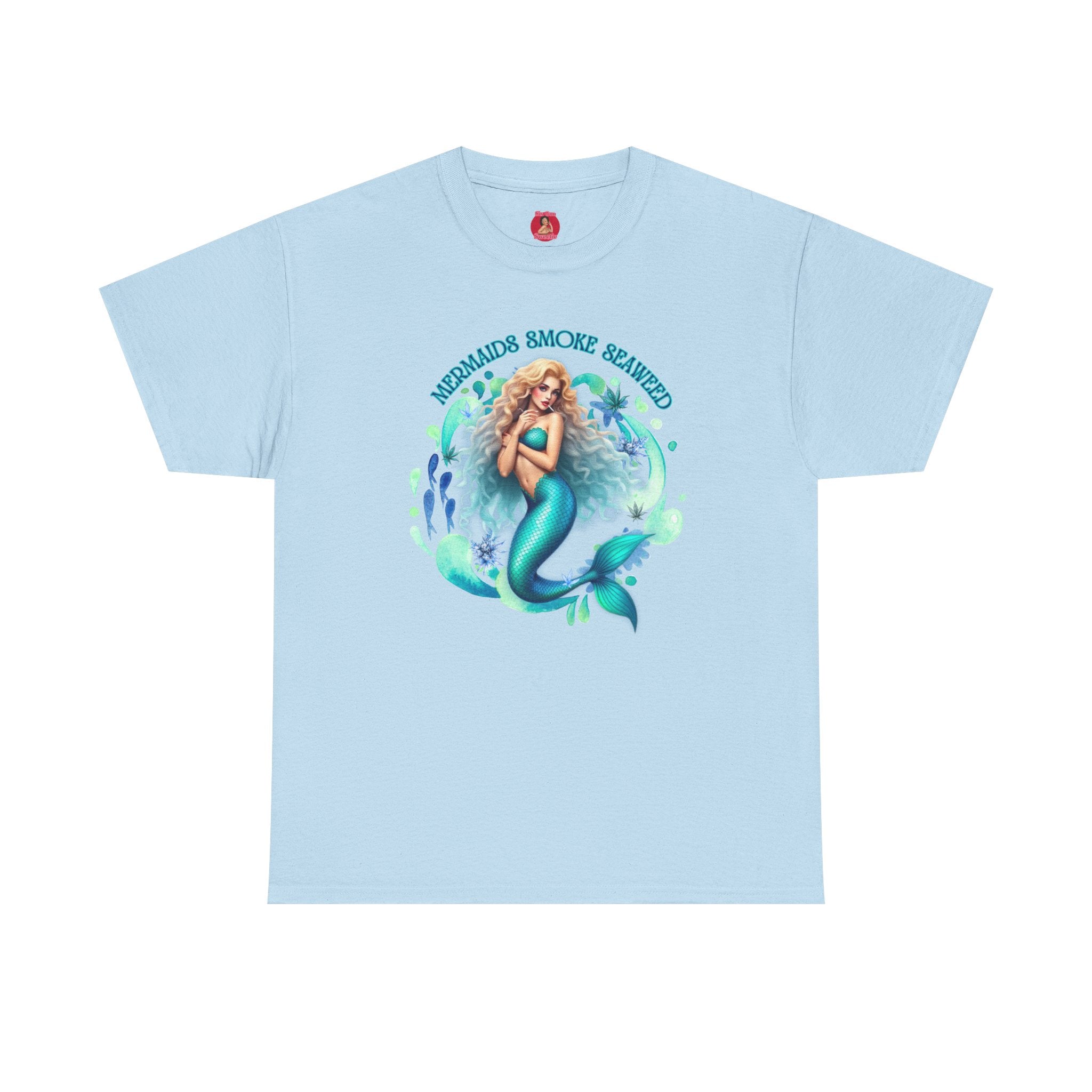 Mermaid Fantasy Unisex Tee - Seaweed Smoking 420