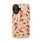 Tough Cases - Vintage Cowgirl Pattern iPhone Case