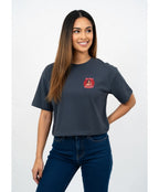 Year of the Fire Horse Boxy Tee — Retro Mythic Graphic Women's T-Shirt-Chinese New Year