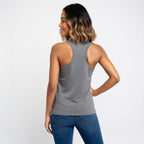 Earth Day Women's Racerback Tank — "Save the Planet, My Cat Says So"