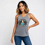 Earth Day Women's Racerback Tank — "Save the Planet, My Cat Says So"