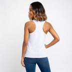 Earth Day Women's Racerback Tank — "Save the Planet, My Cat Says So"