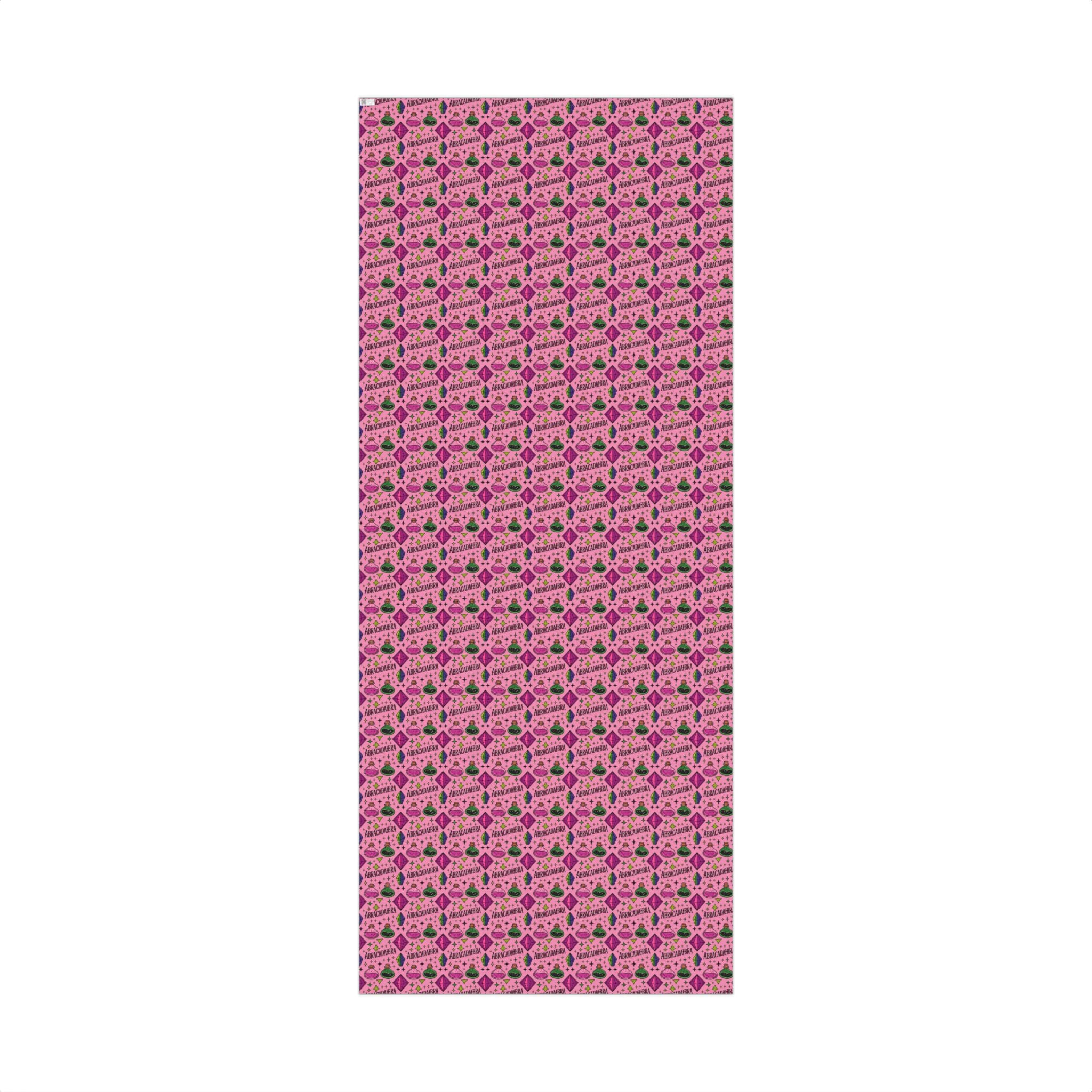 Magic Potion Pattern Gift Wrap Paper — Pink Abracadabra Wrapping Roll