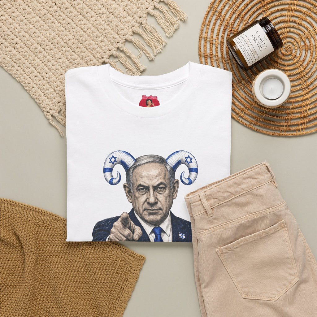 Bibi Netanyahu Antichrist Political Caricature Tee | Controversial Slogan