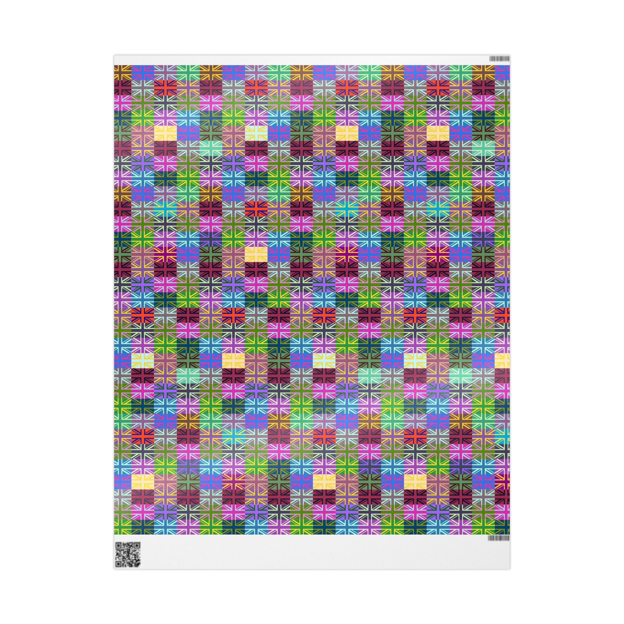 British Flags Pop Art Design Wrapping Paper