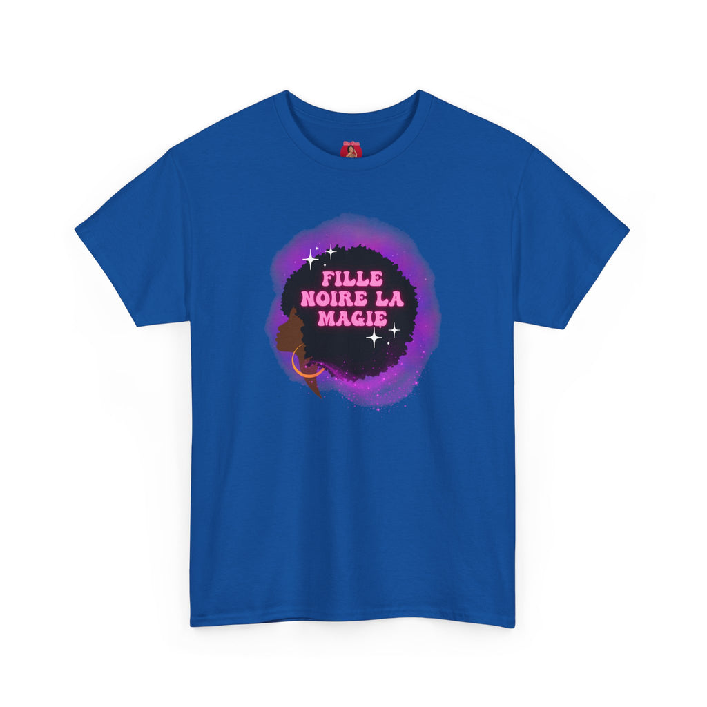 Black Girl Magic Unisex Tee, French Magie des Filles Noires, Afro, Black Excellence, Black History Shirt, Gift for Women and Girls,