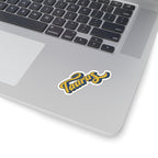 Taurus 70s Groovy Zodiac Sticker — Retro Star Sign Kiss-Cut