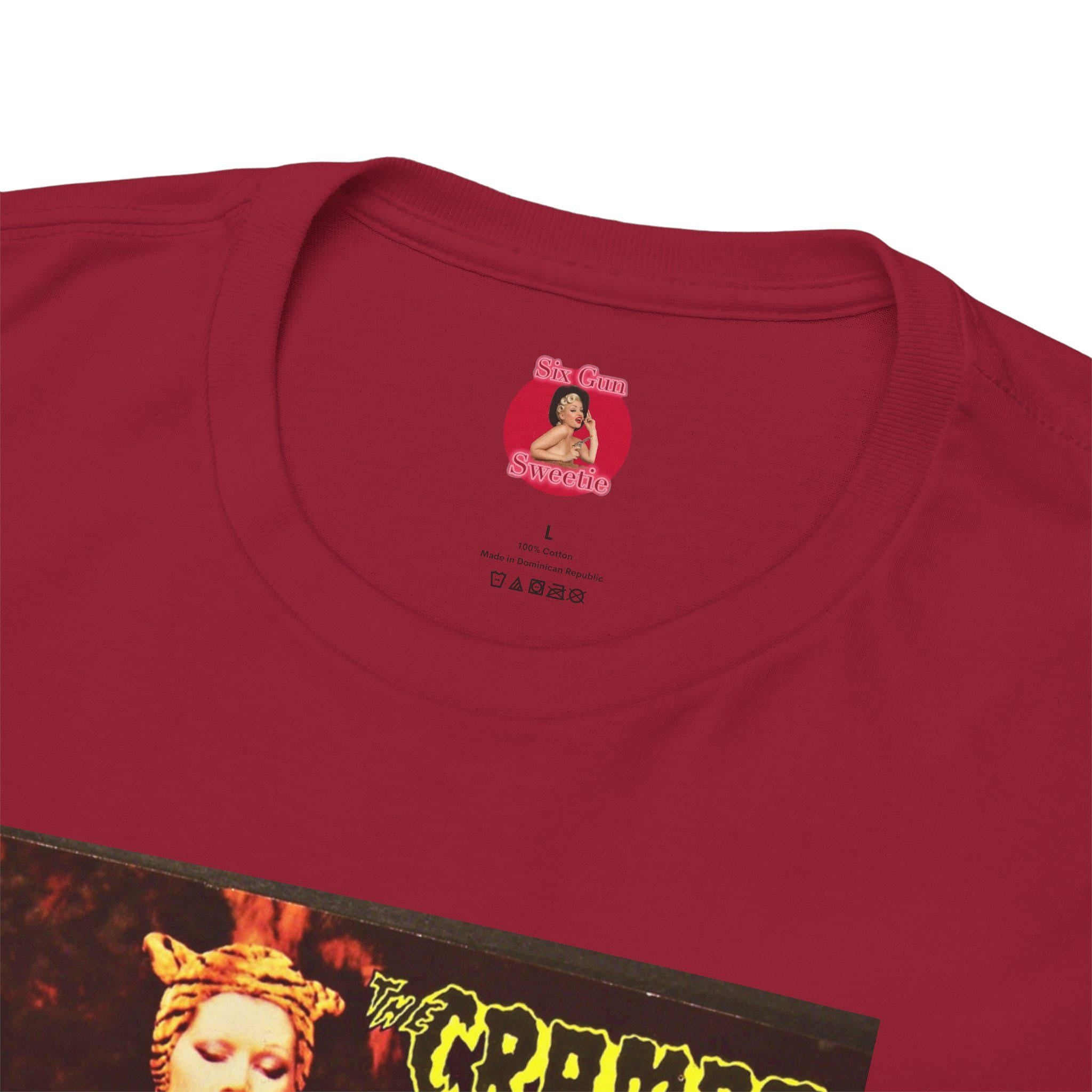 The Cramps Punk Rockabilly Unisex Tee, Poison Ivy Rorschach Shirt, Rockabilly Legendary Band Tee