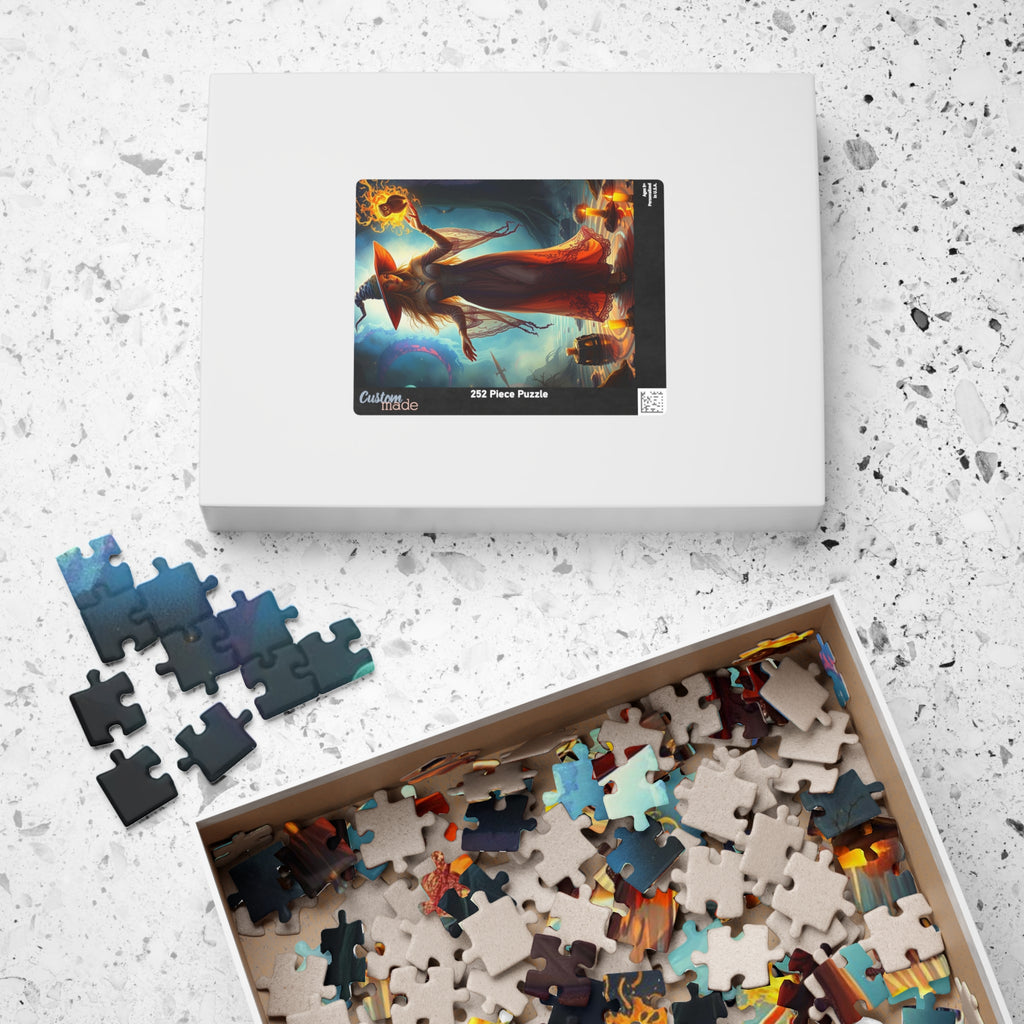 Puzzle - Mystical Witch Dancing in the Woods