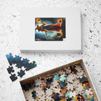 Puzzle - Mystical Witch Dancing in the Woods