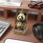 Phone Stand - Panda Bear Victorian Queen Portrait Whimsical Vintage Design