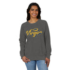 Virgo zodiac Unisex French Terry Crewneck Sweatshirt, Halloween Apparel, Casual Wear, Gifts for Friends, Cozy Graphics