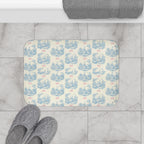 Marie Antoinette Toile Baby Blue & Pink Bath Mat