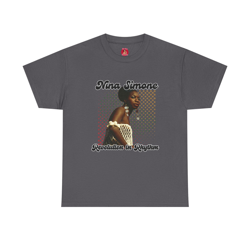 Vintage Nina Simone Revolution in Rhythm Unisex Tee, Black History Month Shirt, Powerful Black Women, Black Excellence, Music Lover Gift