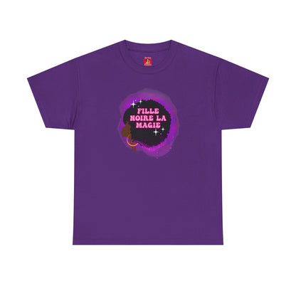 Black Girl Magic Unisex Tee, French Magie des Filles Noires, Afro, Black Excellence, Black History Shirt, Gift for Women and Girls,