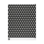 Wrapping Papers, Black French Bulldog Head Pattern Gift Wrap, Dog Lover Presents, Holiday Decor, Birthday Gift Wrap, DIY Crafts