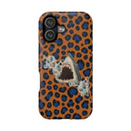 Shark Bite Leopard Print Phone Case — Magnetic Impact-Resistant
