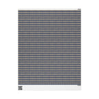 Navy Diamond Star Pattern Wrapping Paper | Geometric Holiday Wrap