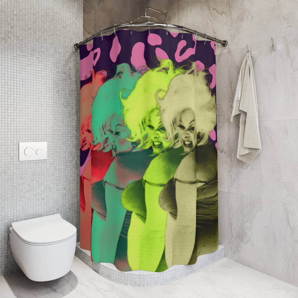 Shower Curtains - Pop Art Divine John Waters Superstar Icon Legend
