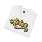 Aries zodiac sign crew neck T-shirt