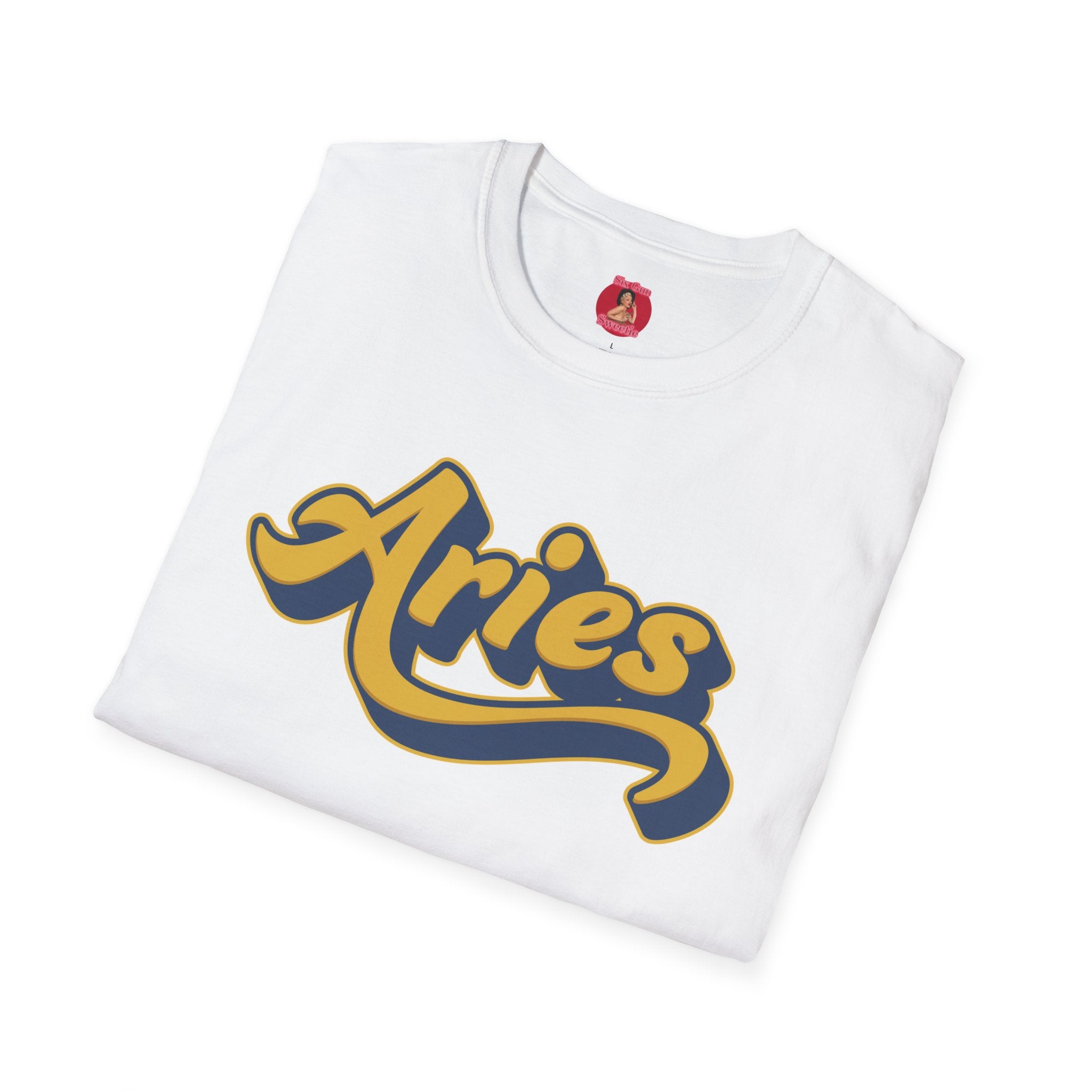 Aries zodiac sign crew neck T-shirt
