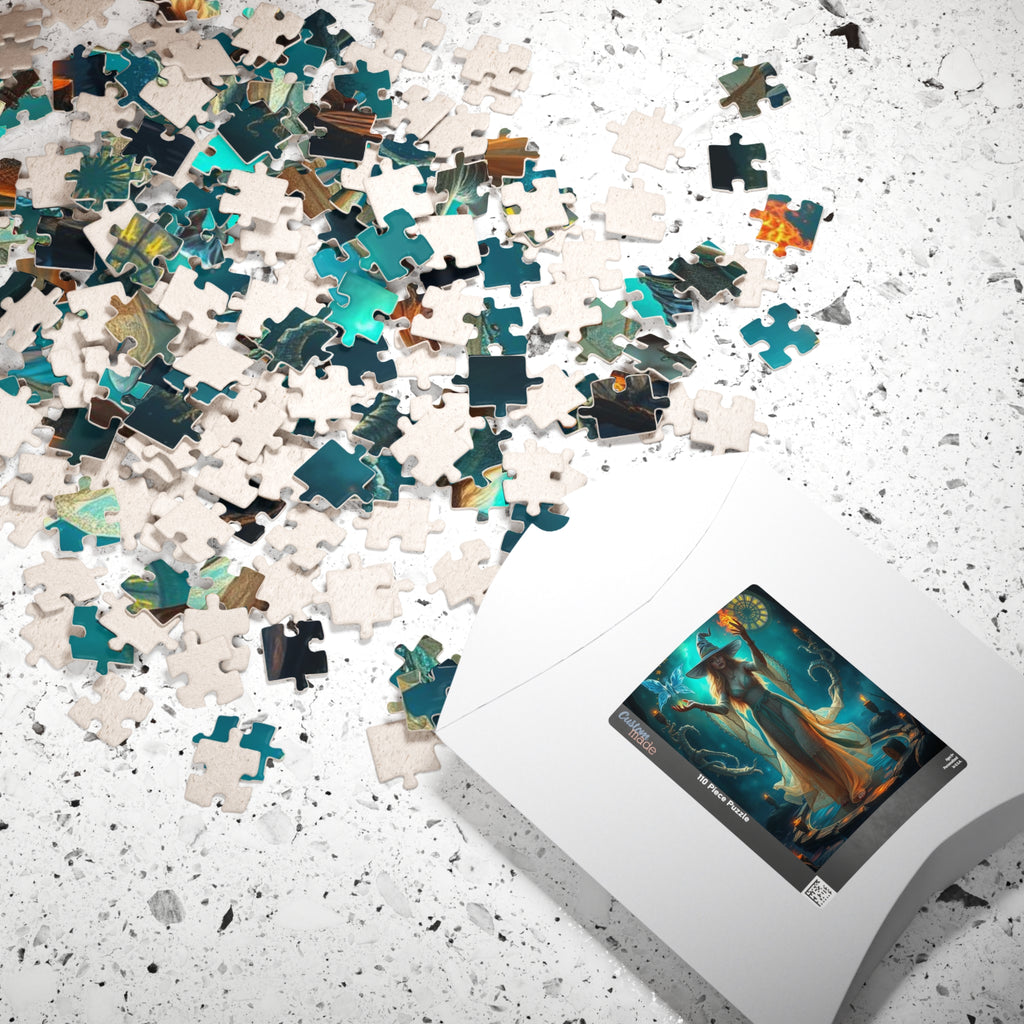 Puzzle - Mystical Witch in the Woods, 252-piece