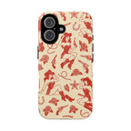 Tough Cases - Vintage Cowgirl Pattern iPhone Case