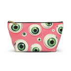 Pouch, Eyeball Design, Whimsical Punk, Cosmetic Bag, Toiletry Pouch, Makeup Case, Zipper Bag, Travel Organizer