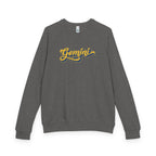 Gemini zodiac Unisex French Terry Crewneck Sweatshirt, Halloween Apparel, Casual Wear, Gifts for Friends, Cozy Graphics