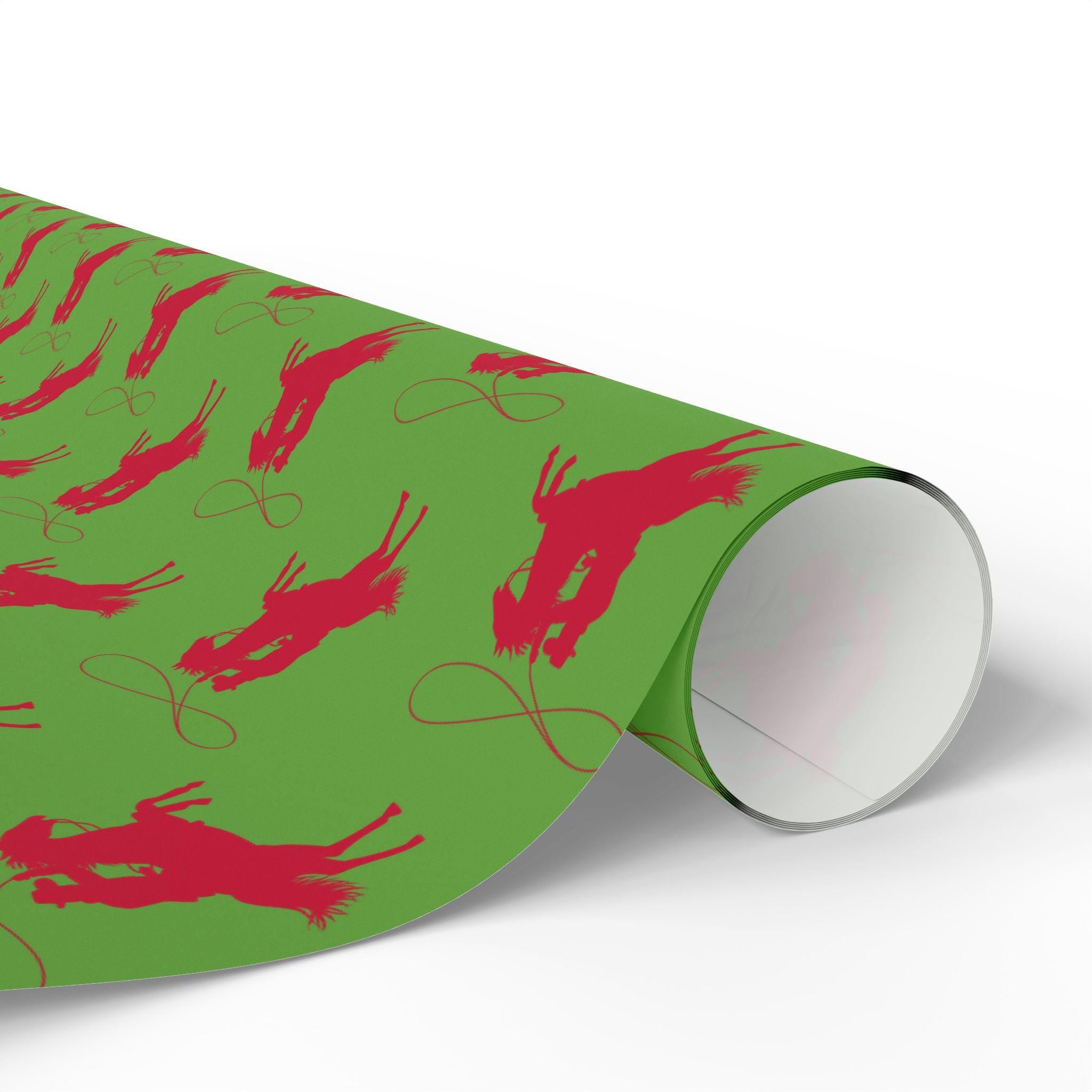 Cowboy Rodeo Wrapping Papers, Six Gun Sweetie Design