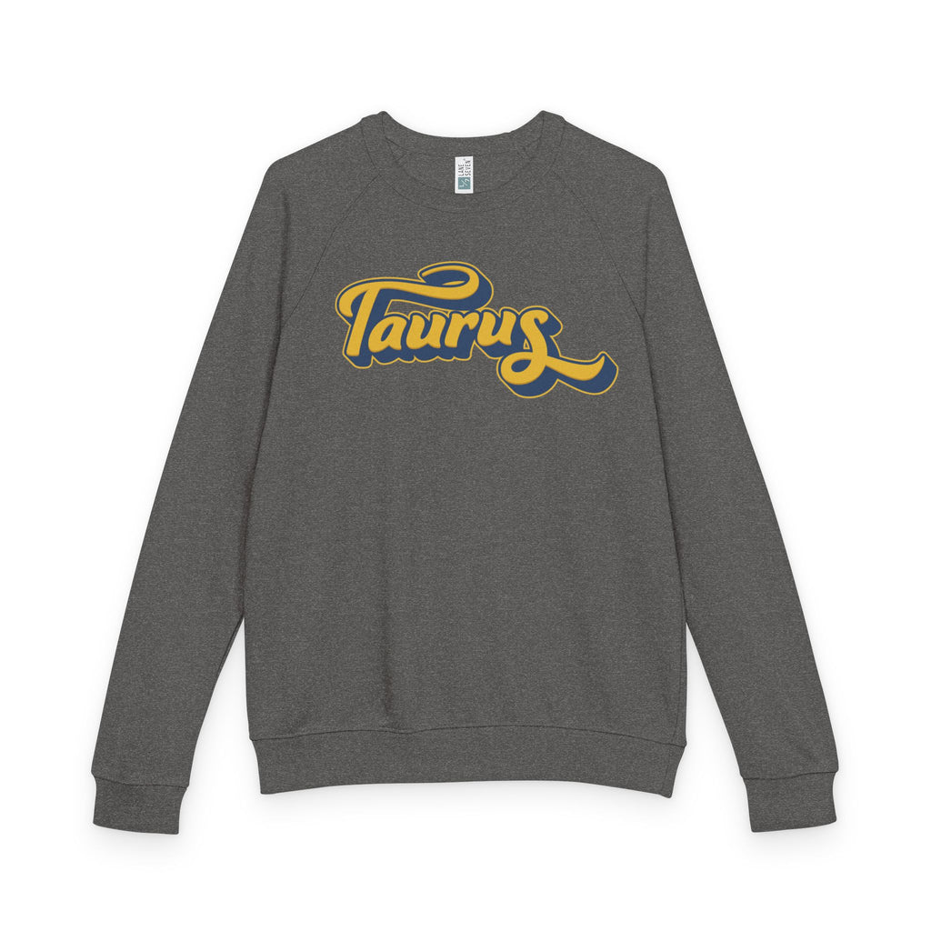 Taurus zodiac Unisex French Terry Crewneck Sweatshirt, Halloween Apparel, Casual Wear, Gifts for Friends, Cozy Graphics