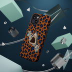 Shark Bite Leopard Print Phone Case — Magnetic Impact-Resistant