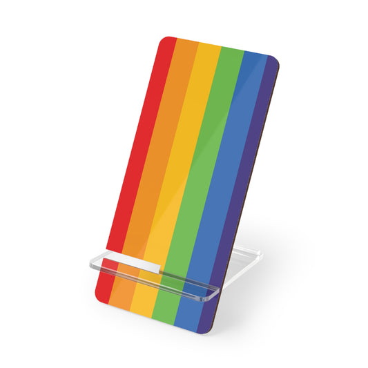 Phone Stand - Rainbow Pride LGBTQIA Design