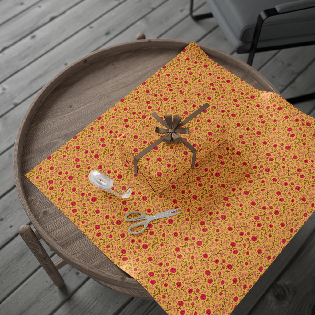 Vintage Floral Gift Wrap