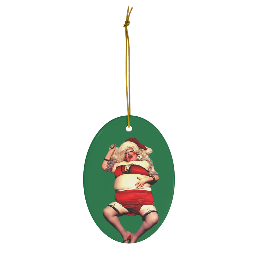 Edith Massey 'Sexy Santa' Ceramic Ornament — John Waters Holiday Keepsake