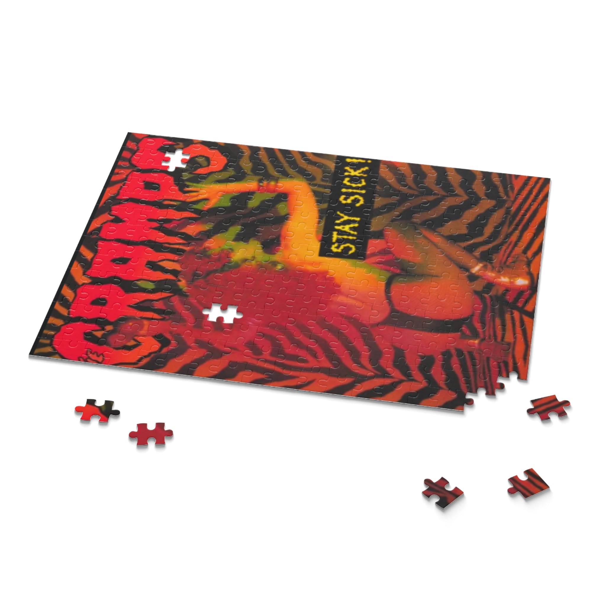 Cramps Stay Sick pin-up Puzzle, Great Punk Rock gift