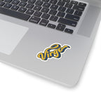 Virgo 70s Groovy Zodiac Sticker — Retro Star Sign Kiss-Cut